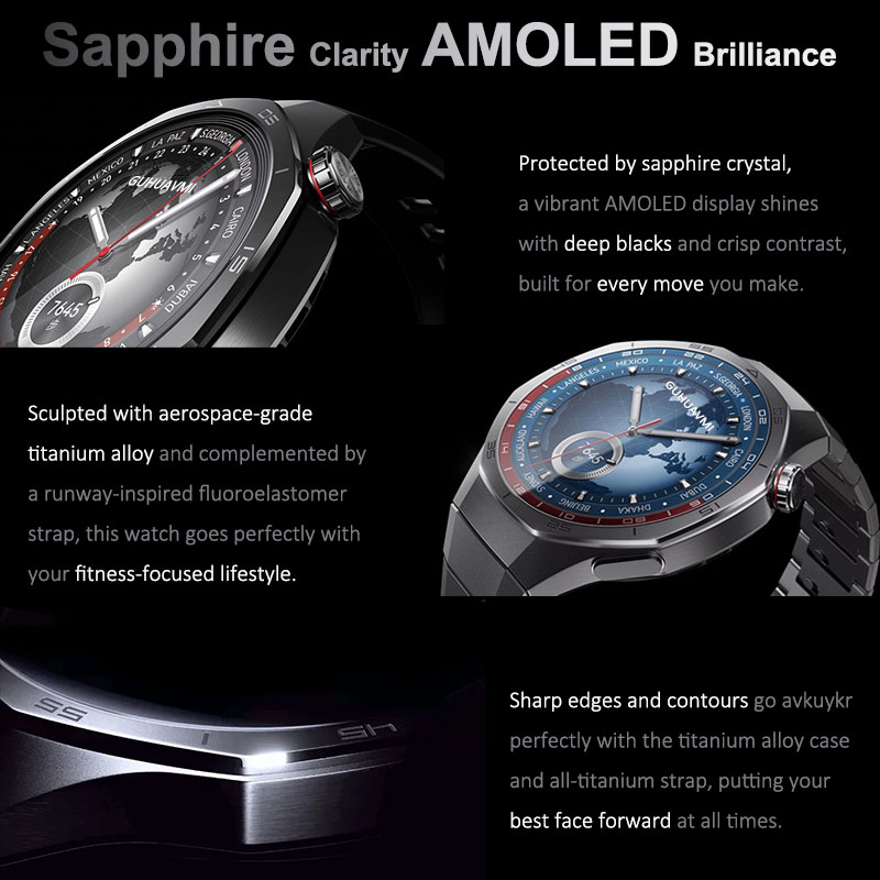 2026 新しい GPS パススマートウォッチメンズ AMO - Smartwatch Premium Watches For Men のレビューと価格