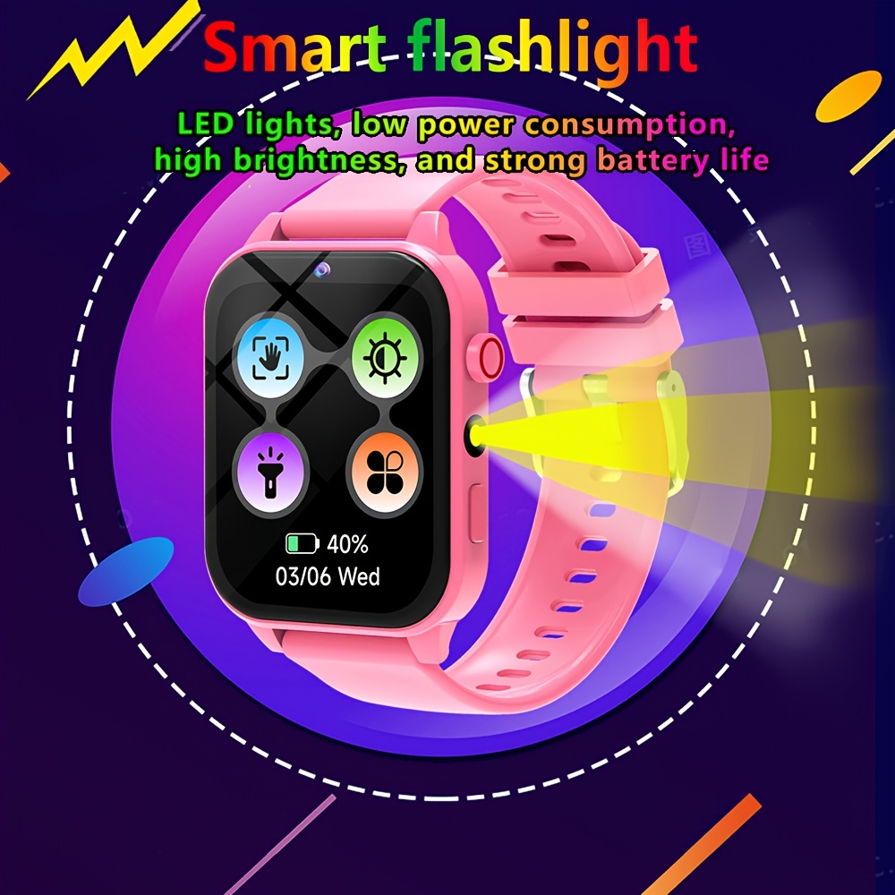 キッズスマートウォッチ、複数のパズルゲーム、HDカメラ、懐中 - Smartwatch Digital Watches For Kid Boy のレビューと価格