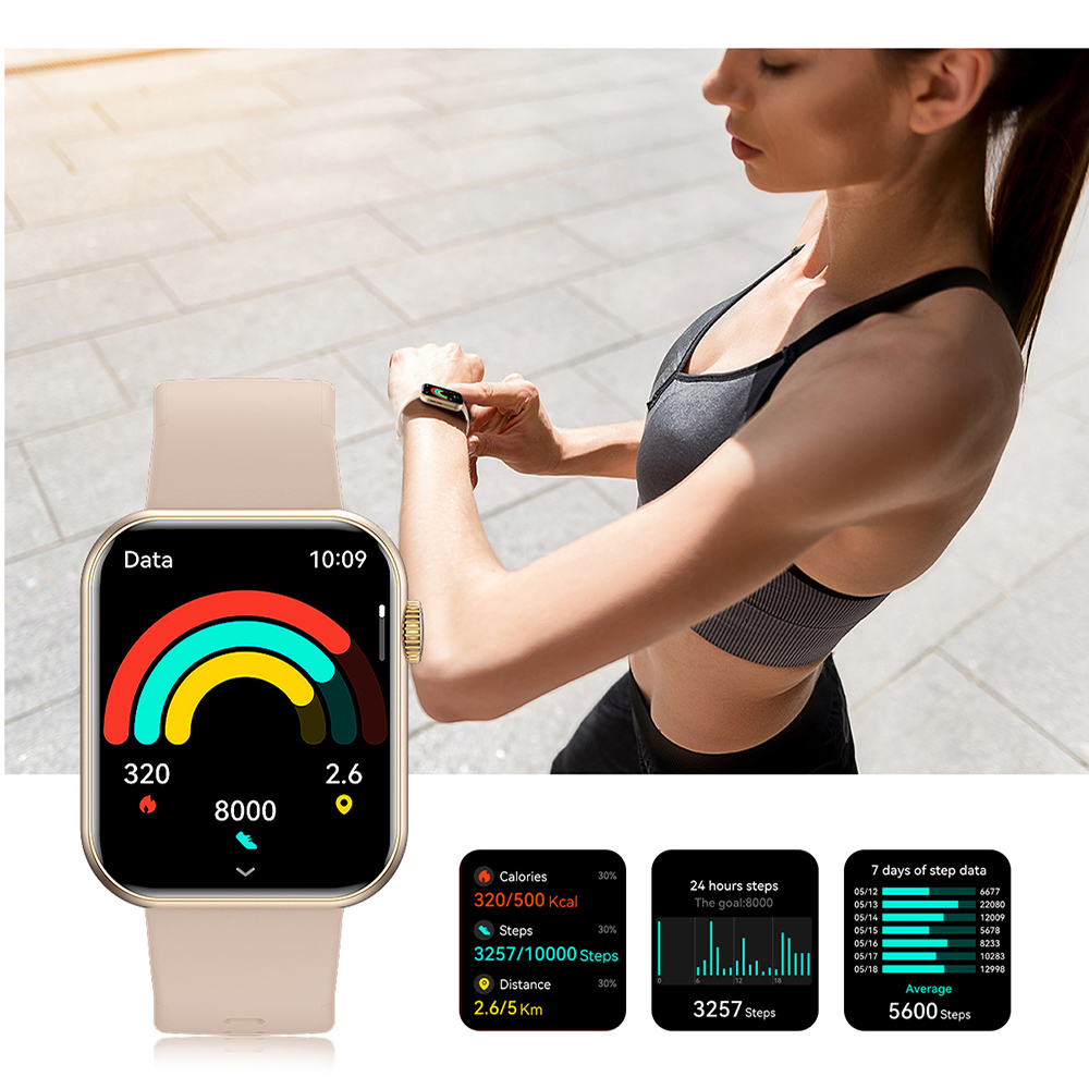 オリジナルメンズスマートウォッチフィットネストラッカーBT通 - Smartwatch Ladies Watches For Women のレビューと価格