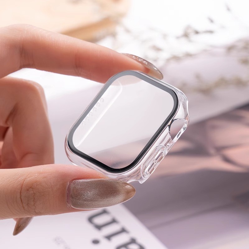 3 パックガラス + カバー Apple Watch ケース - Smartwatch Watches Price のレビューと価格