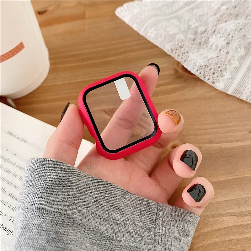 3 パックガラス + カバー Apple Watch ケース - Smartwatch Watches Price のレビューと価格