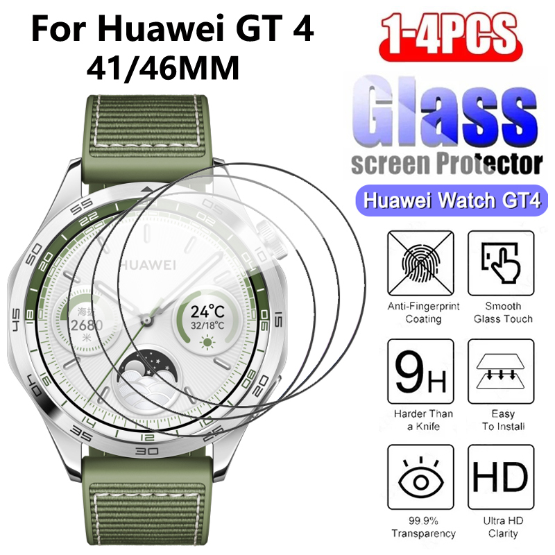 HD 強化ガラスフィルム Huawei 社時計 GT 4 4 - Smart Watch Screen Protector のレビューと価格