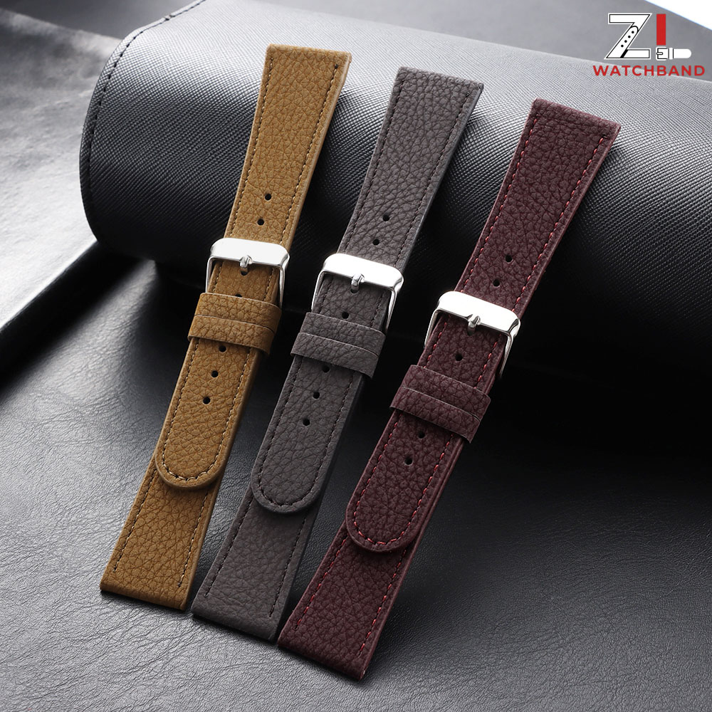 ライチ柄レザー製時計ストラップ 22mm ウォッチバンド パ - Smartwatch Purple Watches For Women のレビューと価格