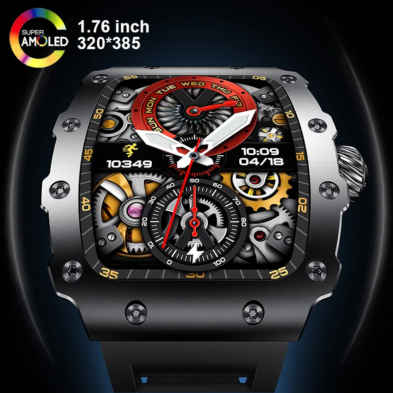 新トレンドスマートウォッチ 1.76インチ AMOLED 3 - Hybrid Smartwatch のレビューと価格