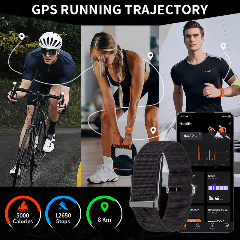 LIGE 100+ スポーツフィットネストラッカースマートブ - Watch Smartwatch のレビューと価格