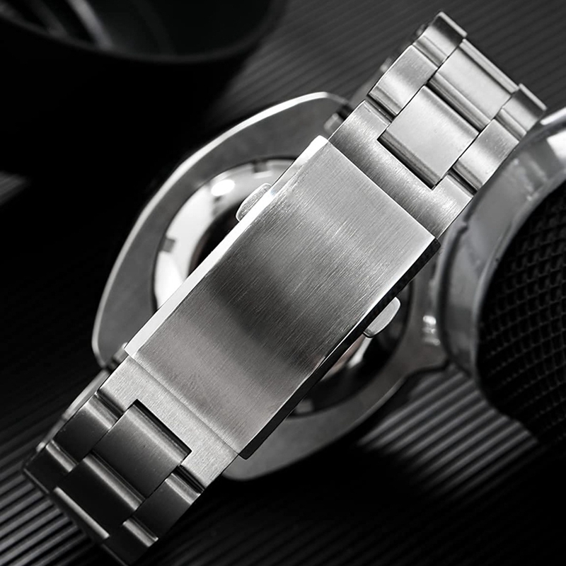 時計バックル折りたたみ式セーフティクラスプ、ミルド加工の交換 - Watch Es のレビューと価格