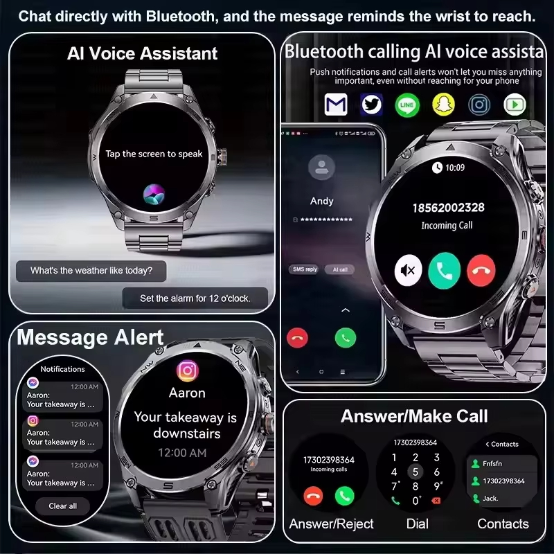 GPS スマートウォッチ IP69 防水コンパス軍事スマート - Smartwatch Premium Watches For Men のレビューと価格