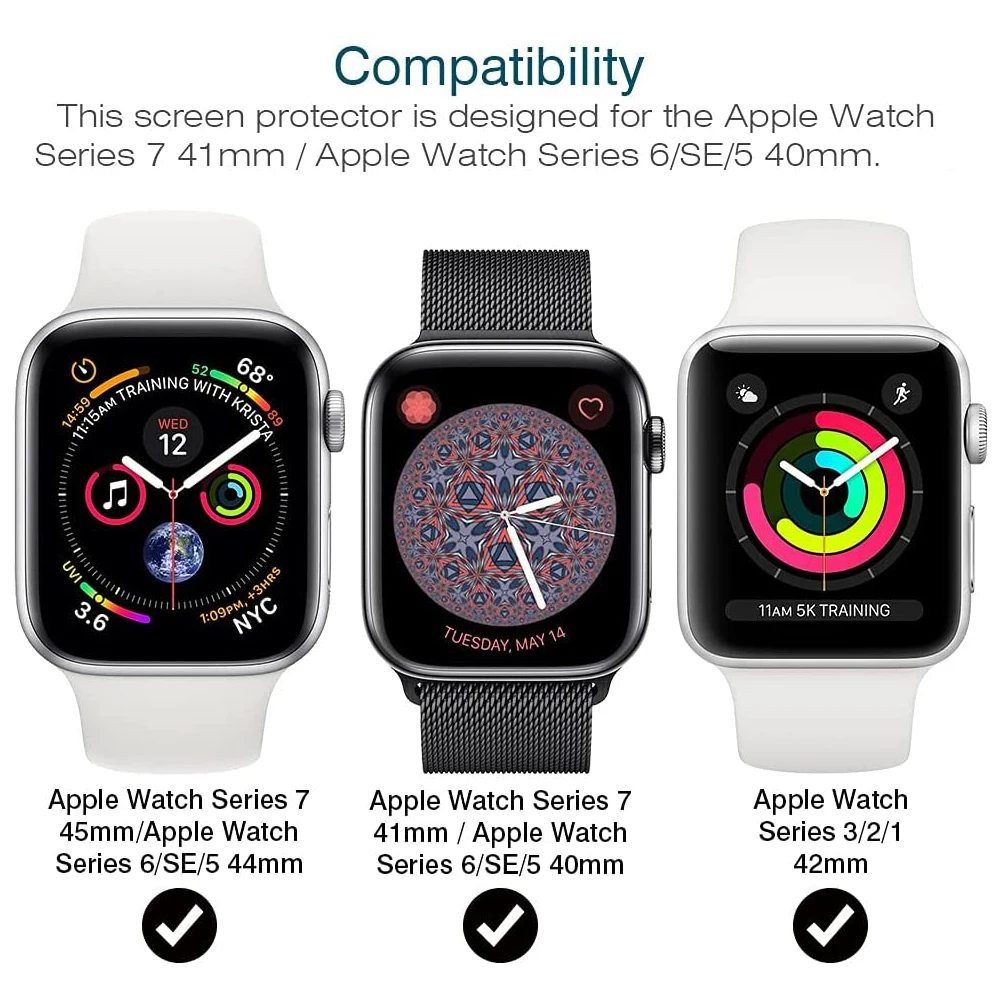 スクリーンプロテクター Apple Watch シリーズ 9 - Smart Watch Screen Protector のレビューと価格