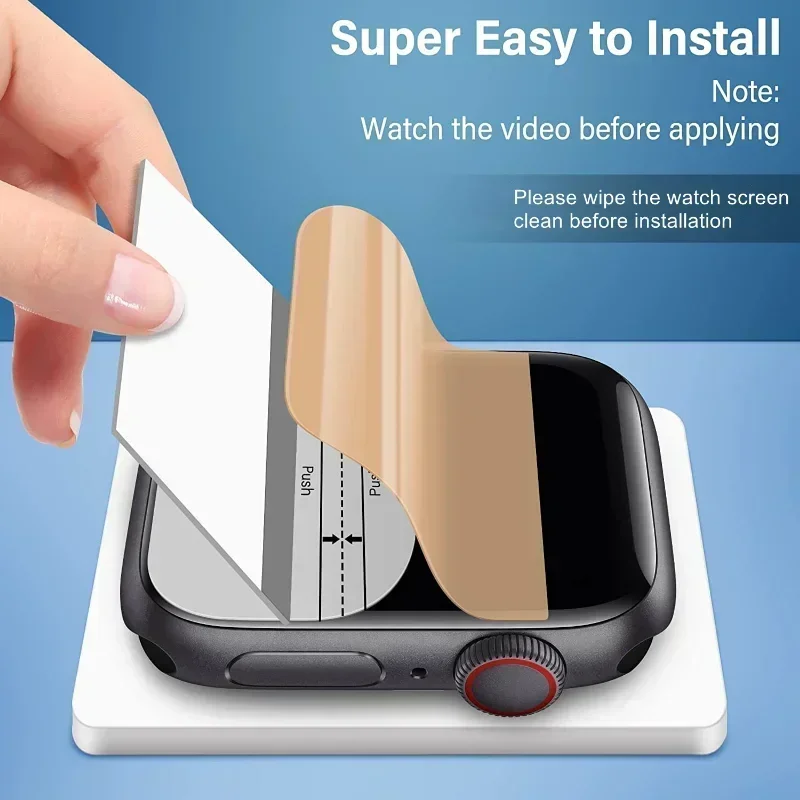 ヒドロゲルスクリーンプロテクターフィルム Apple Wat - Smart Watch Screen Protector のレビューと価格