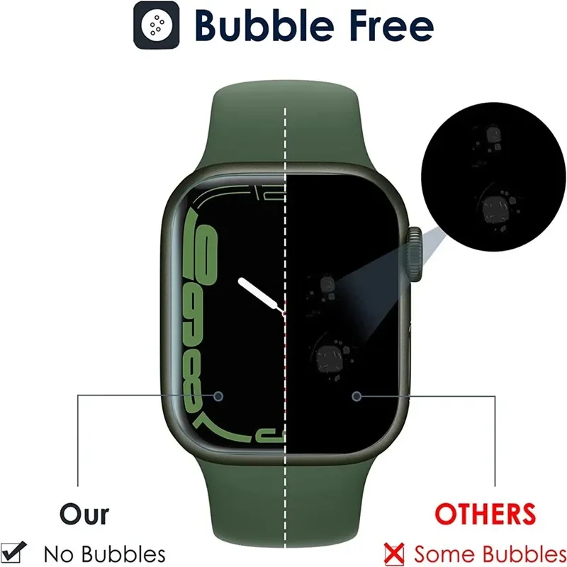 3枚入り ハイドロゲルフィルム Apple Watch 9  - Smart Watch Screen Protector のレビューと価格