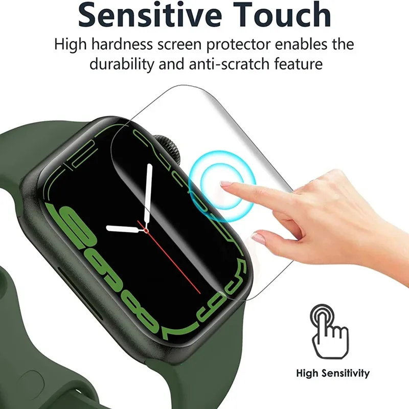 3枚入り ハイドロゲルフィルム Apple Watch 9  - Smart Watch Screen Protector のレビューと価格