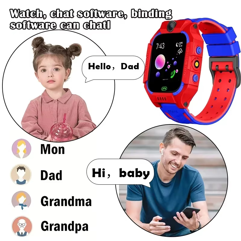 Lenov 5G子供用カメラスマートウォッチ GPS位置情報 - Smartwatch Watches For Kid Boy のレビューと価格