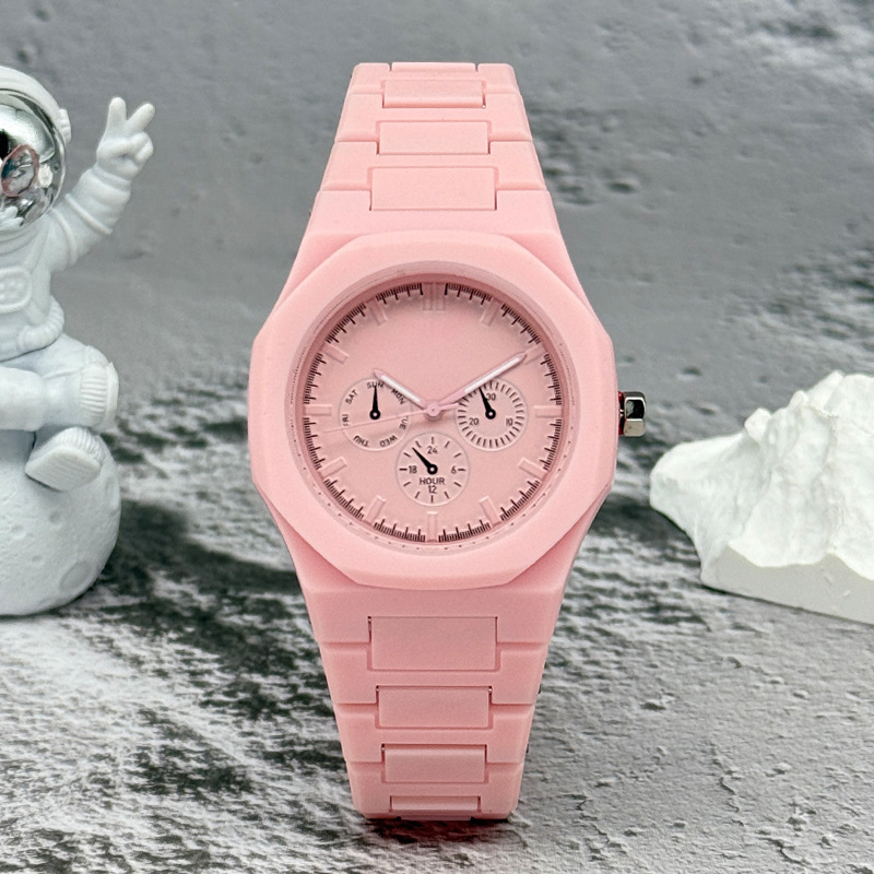 有名なブランド偽三目ダイヤル男性女性腕時計ファッションクォー - Smartwatch Watches For Men Brands のレビューと価格