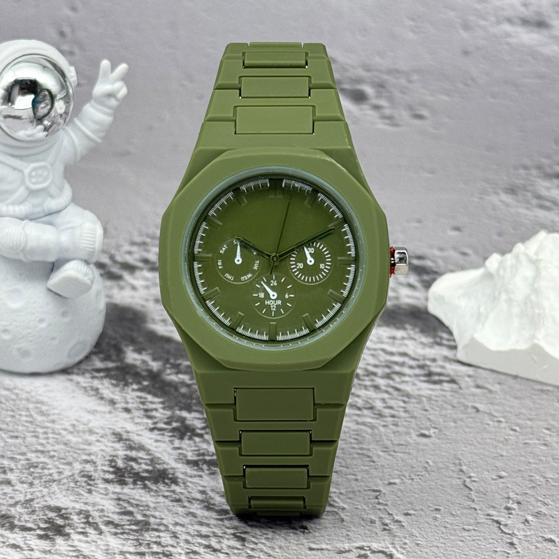 有名なブランド偽三目ダイヤル男性女性腕時計ファッションクォー - Smartwatch Watches For Men Brands のレビューと価格